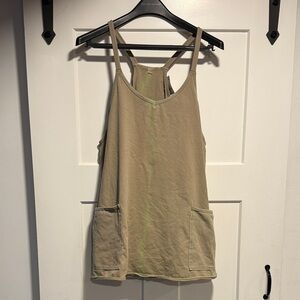 Free people mocha latte taupe Women's romper